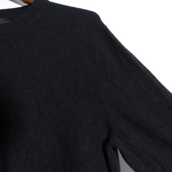 Banana Republic 100% Cashmere Crew-Neck Sweater Long Sleeve Black Size Large - Picture 4 of 15
